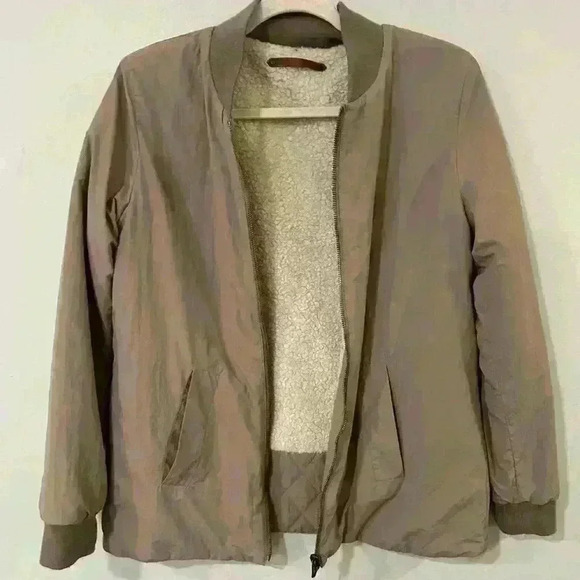 Cole Haan 3-In-1 Wool Blend Warm Women’s Ivory Beige Hooded Peacoat Size 10 - Picture 6 of 10